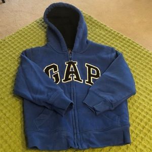 Kids blue GAP hoodie with zipper